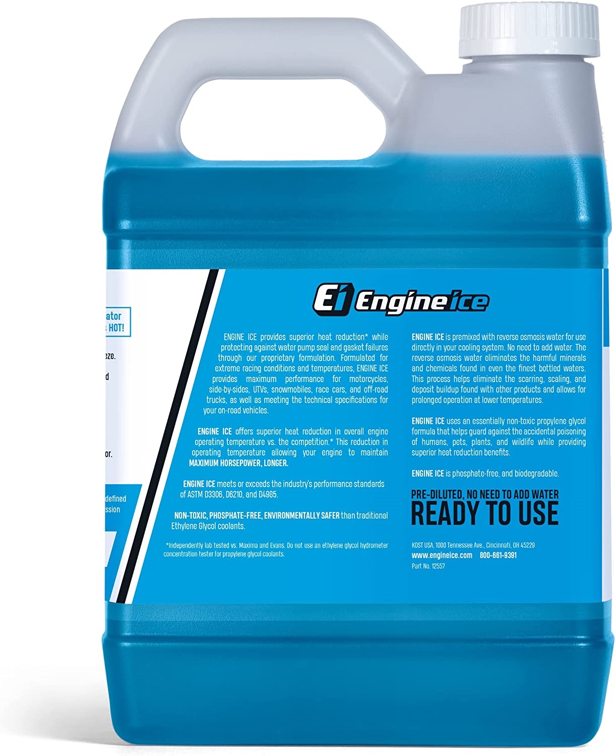 Engine Ice High Performance Powersports Coolant 0.5 Gallon (64 oz)